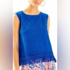 NWT Lilly Pulitzer size Large Edenwood Sweater in brilliant blue